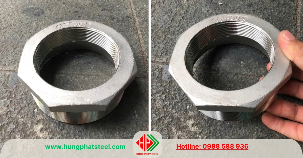 Cà Rá INOX DN100-DN80 (D114-D90)