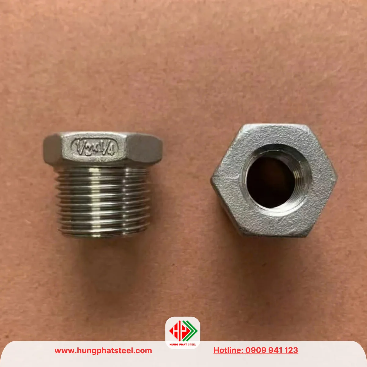 Cà Rá INOX DN15-DN8 (D21-D13)