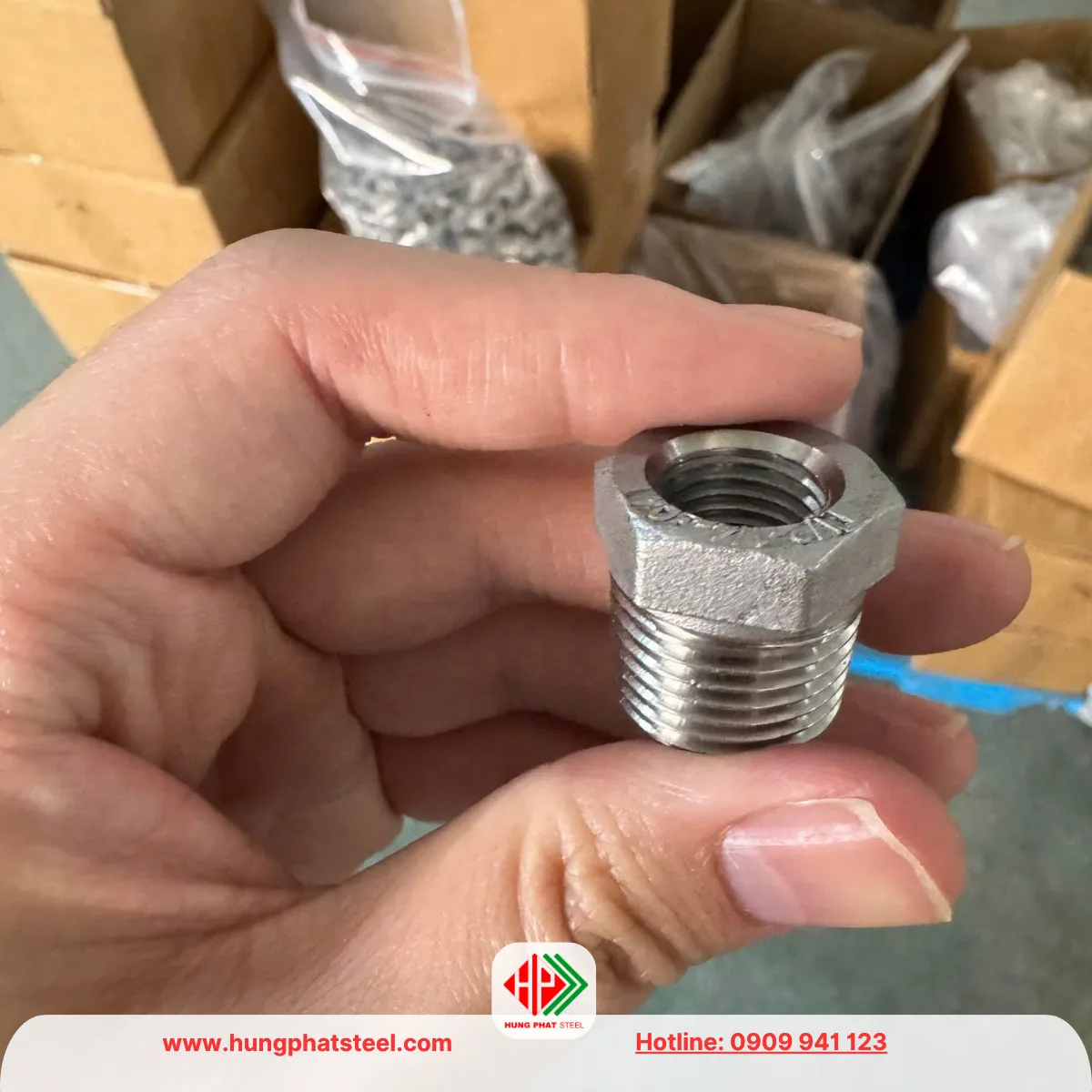 Cà Rá INOX DN15-DN8 (D21-D13)