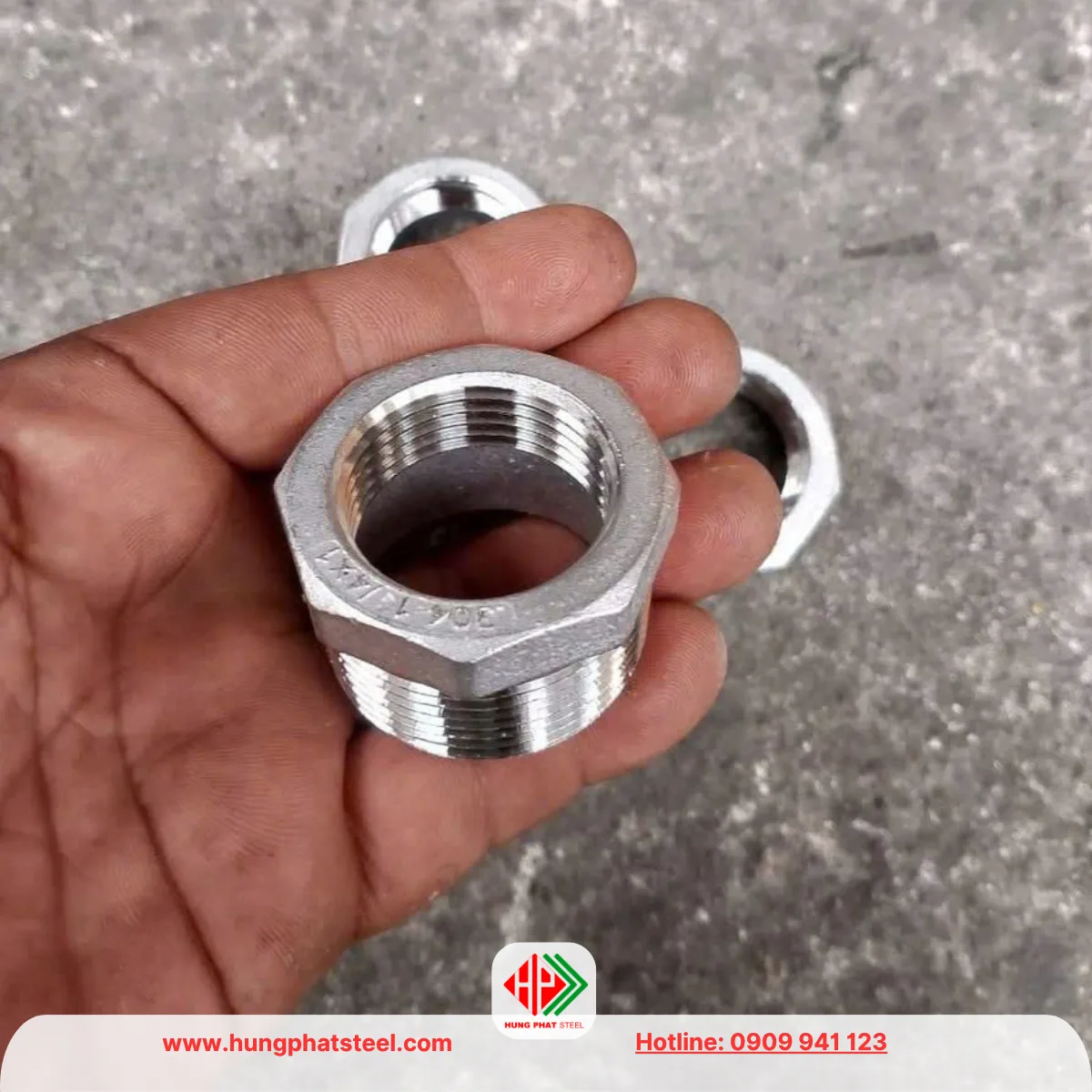 Cà Rá INOX DN32-DN25 (D42-D34)