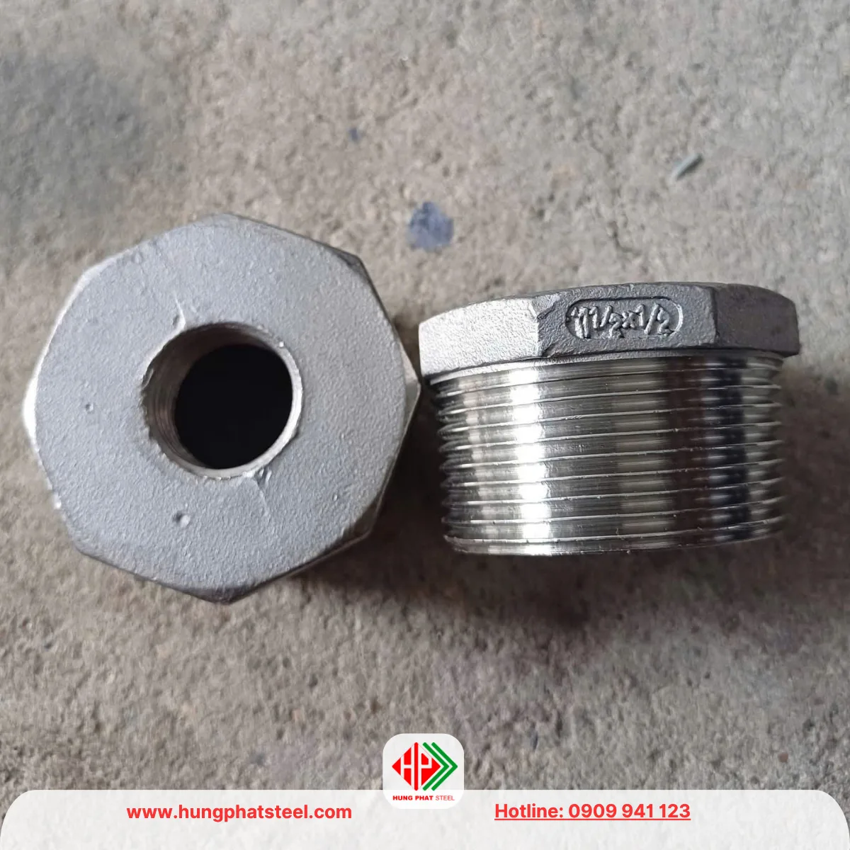 Cà Rá INOX DN40-DN15 (D49-D21)