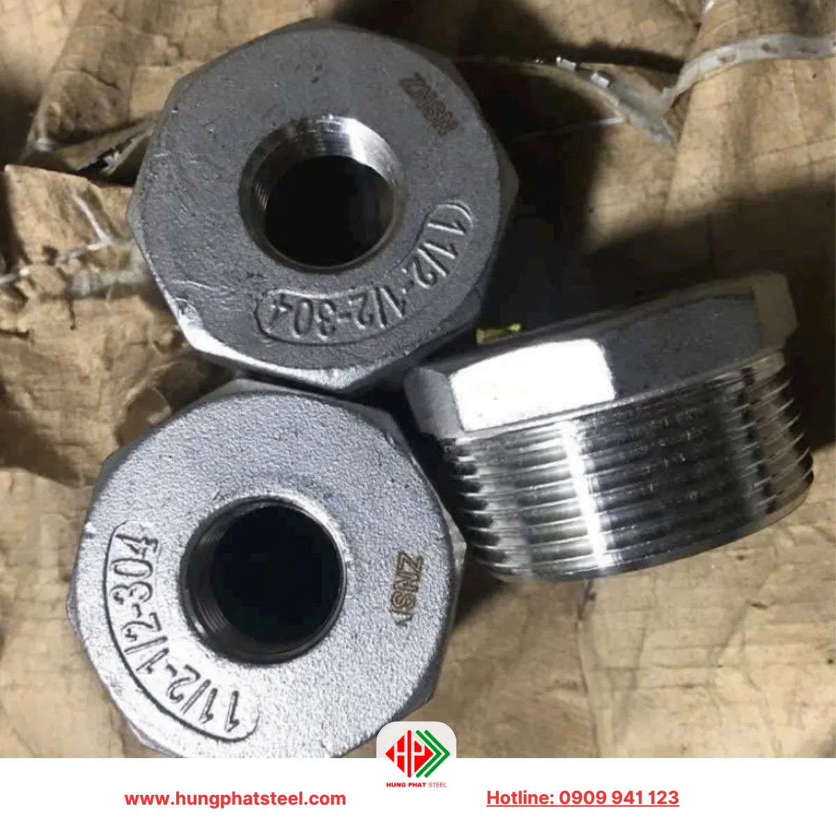 Cà Rá INOX DN40-DN15 (D49-D21)