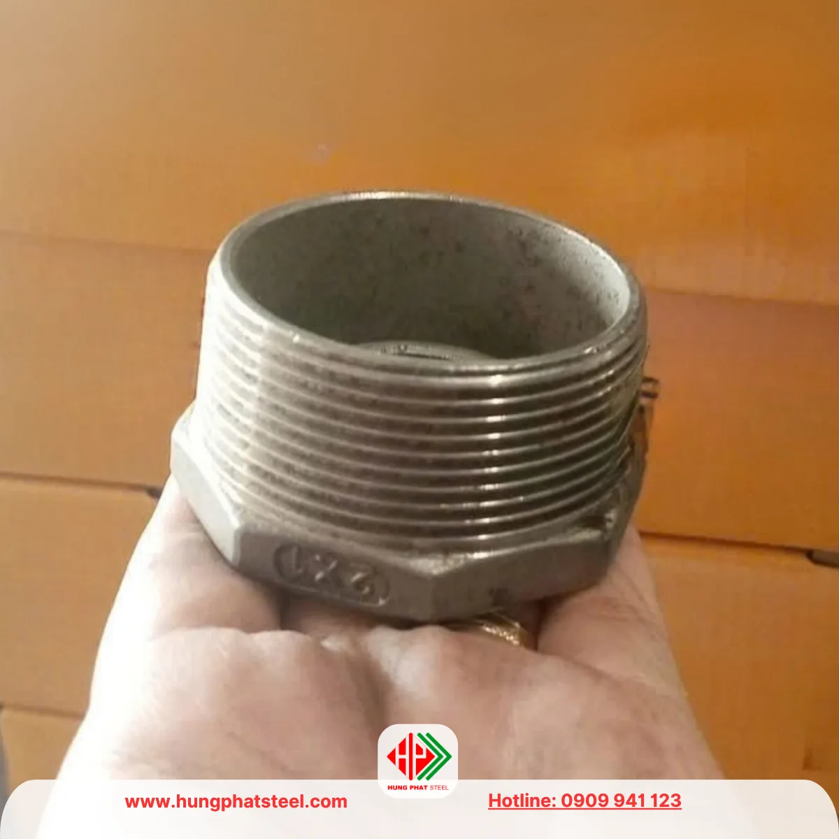Cà Rá INOX DN50-DN25 (D60-D34)