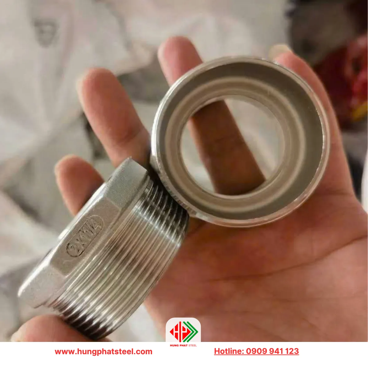 Cà Rá INOX DN50-DN32 (D60-D34)