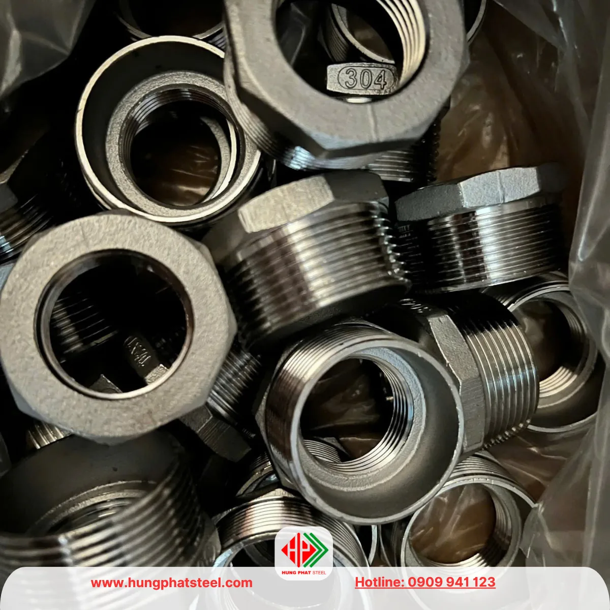 Cà Rá INOX DN50-DN40 (D60-D49)
