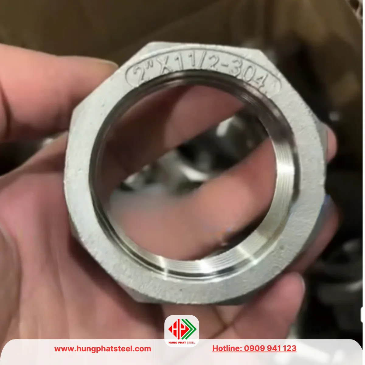 Cà Rá INOX DN50-DN40 (D60-D49)