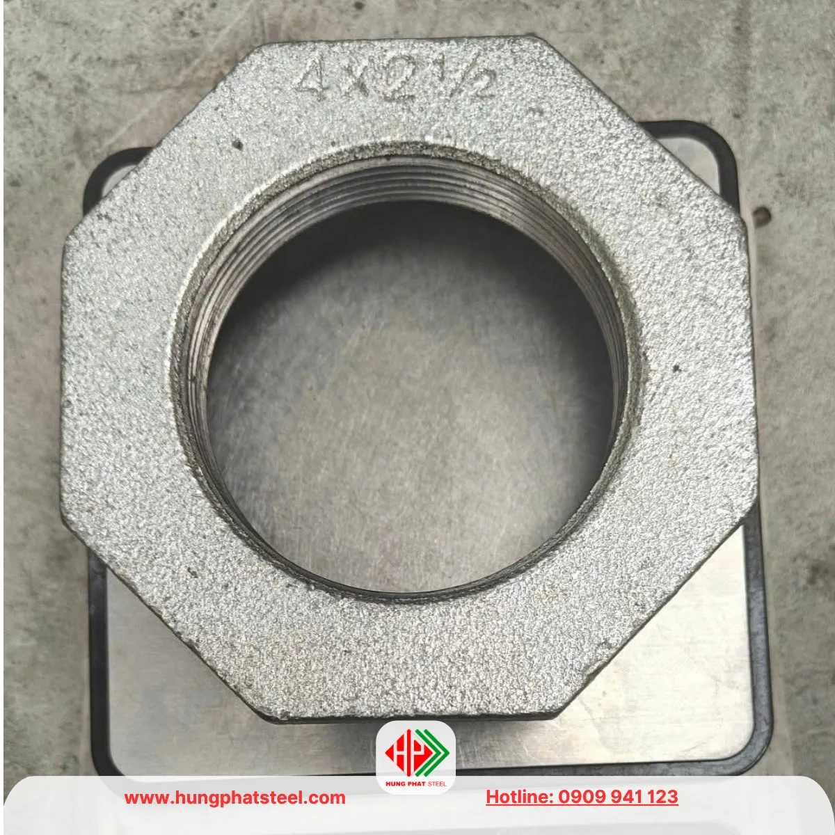 Cà Rá Mạ Kẽm DN100-DN65 (D114-D76)