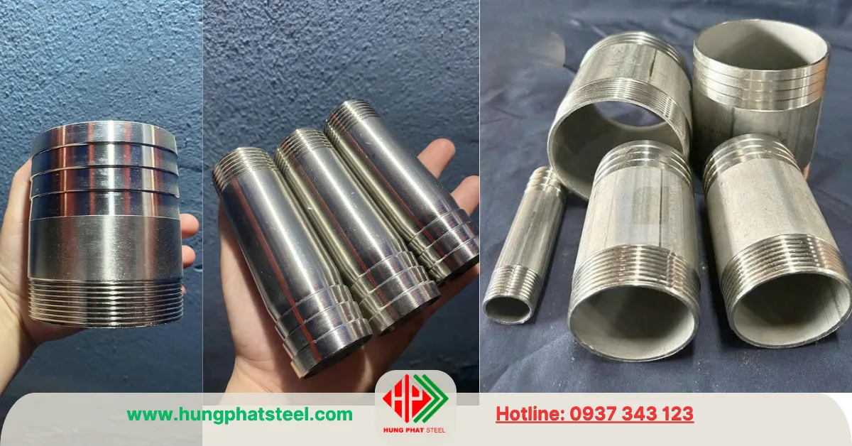 Cấu tạo sản phẩm với thân trơn không có đai khóa lục giác