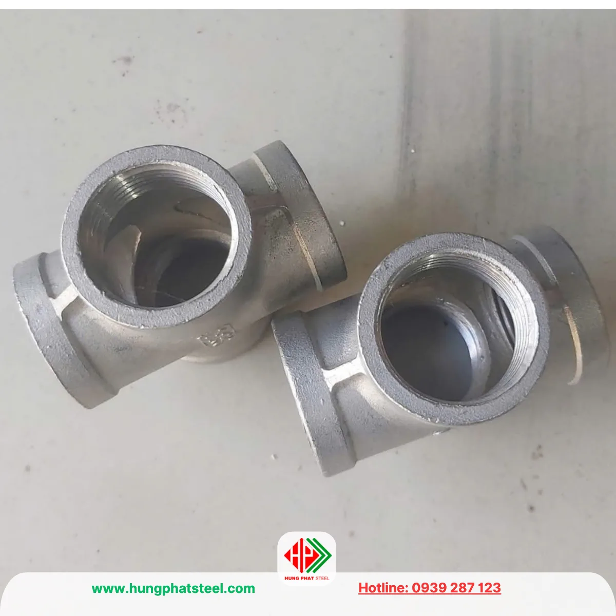 Chữ Thập Ren INOX DN25 (D34)
