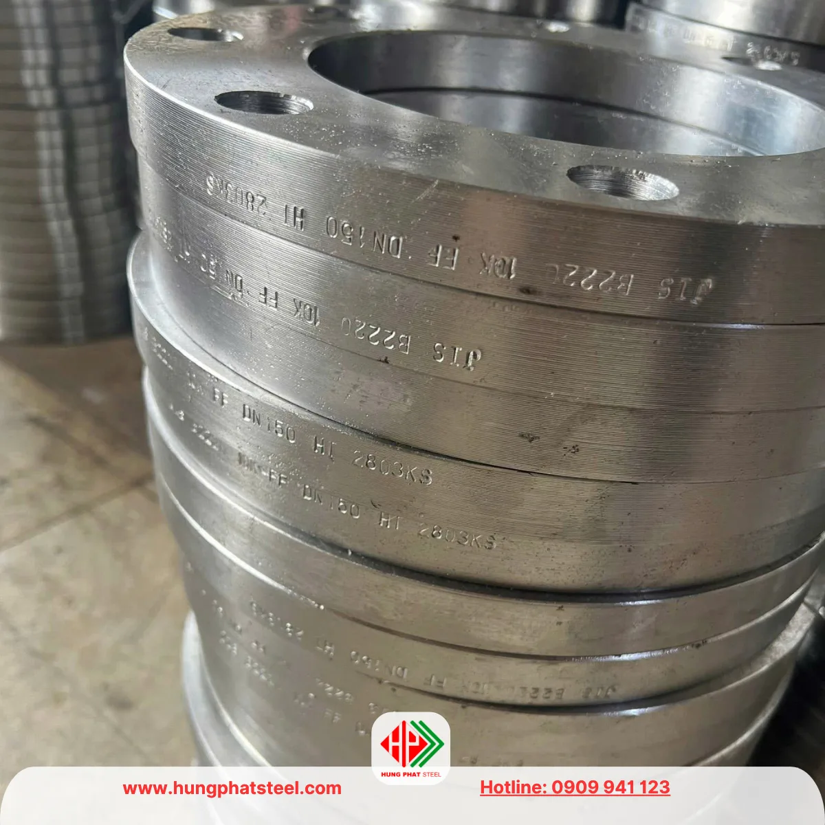 Mặt Bích JIS 10K DN150 (D168)