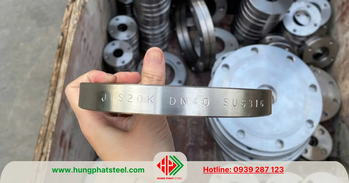 Mặt Bích JIS 20K INOX 316