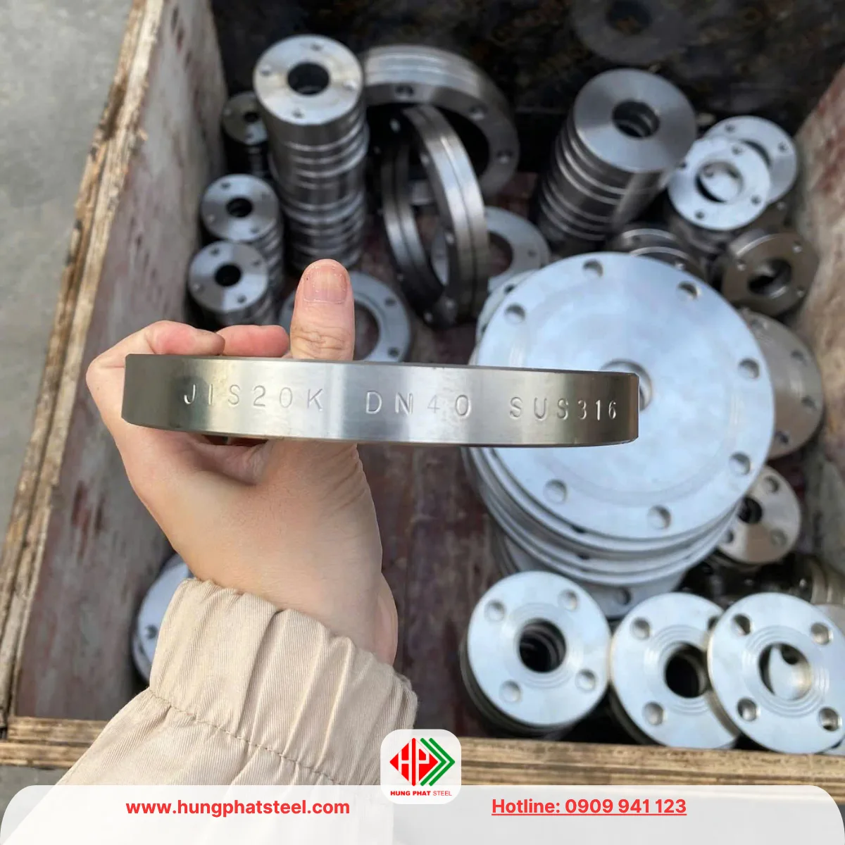 Mặt Bích JIS 20K INOX 316