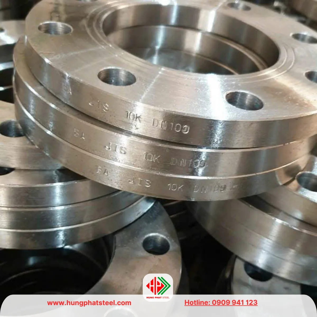 Mặt bích JIS 10K DN100 (D114)