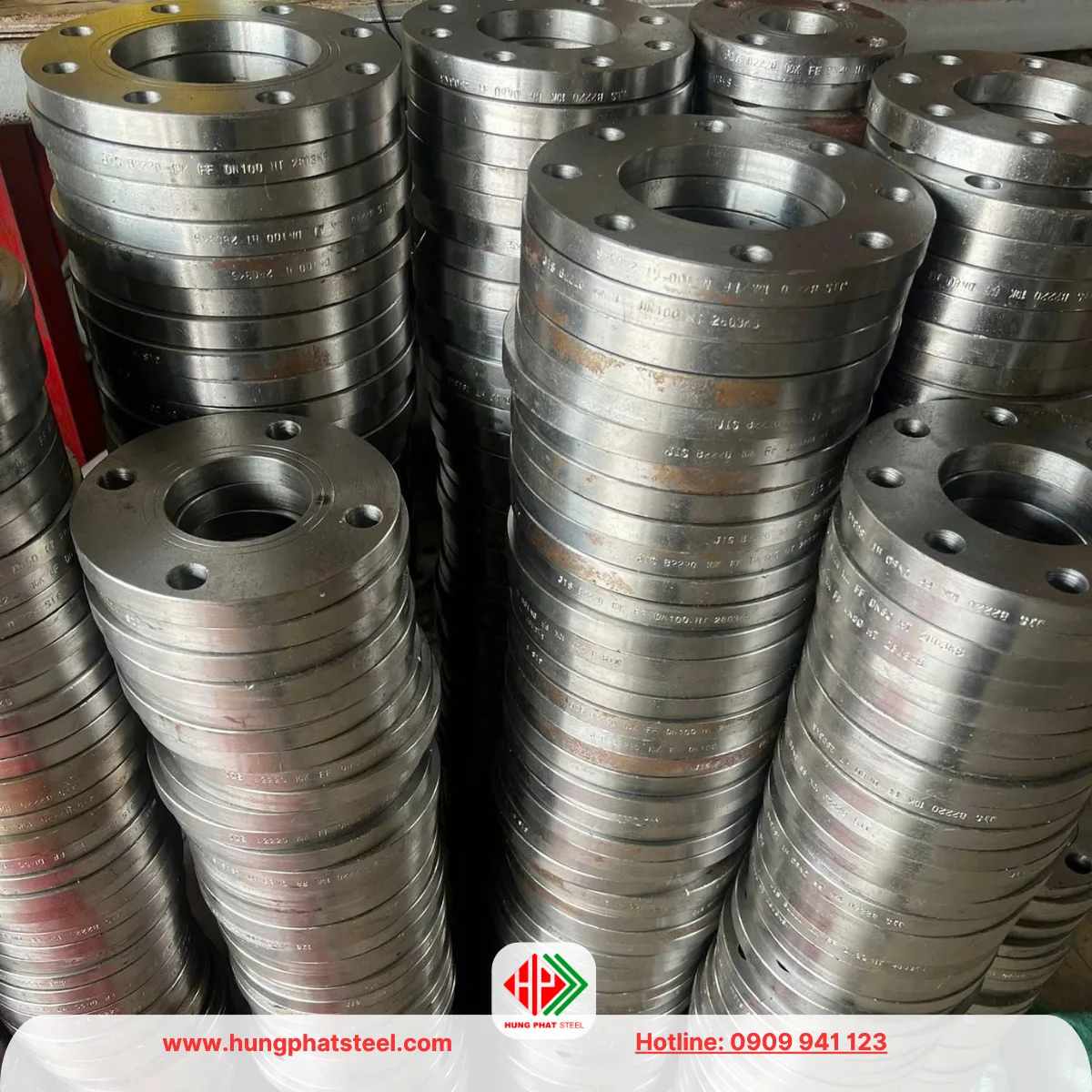 Mặt bích JIS 10K DN100 (D114)
