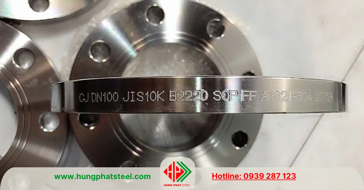 Mặt bích JIS 10K DN100 (D114)