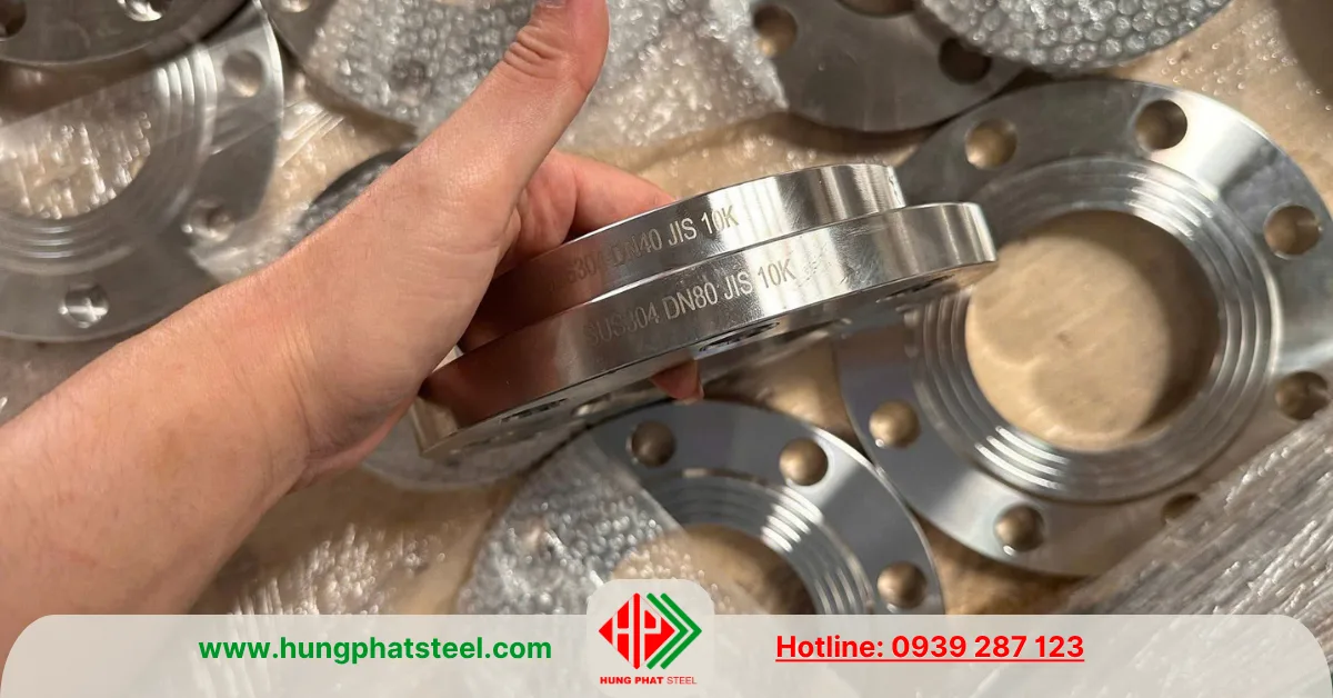 Mặt bích inox tiêu chuẩn JIS
