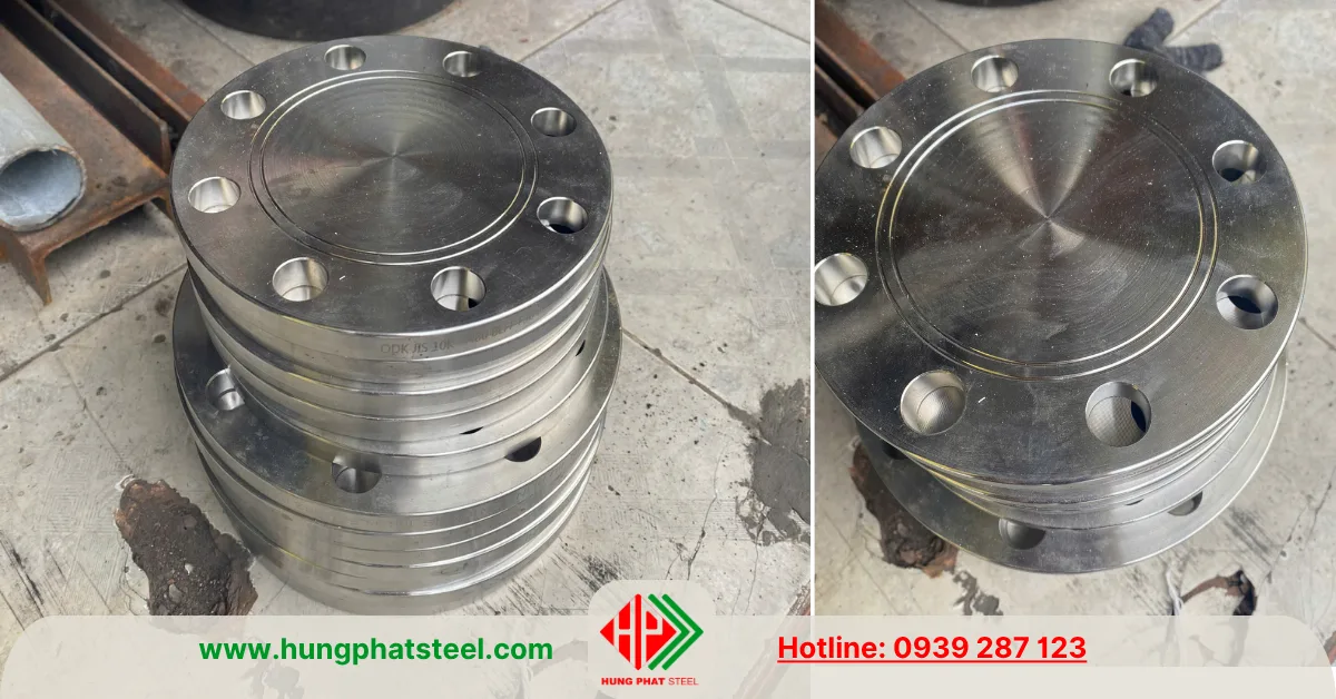 Mặt bích mù JIS 10K DN80 INOX 304