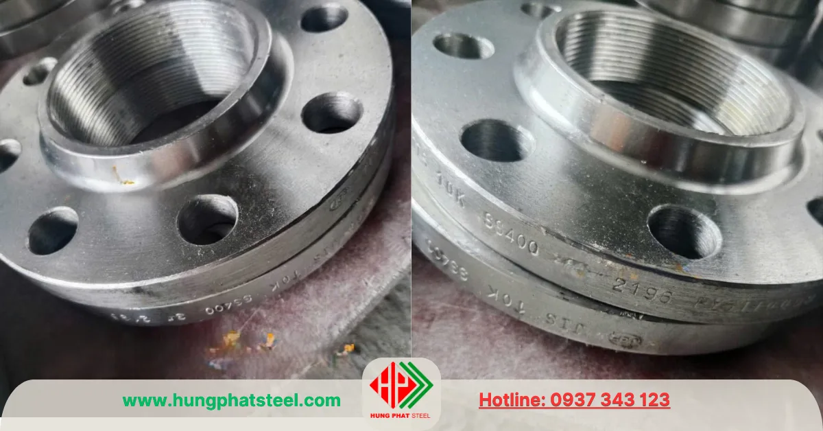 Mặt bích ren SS400