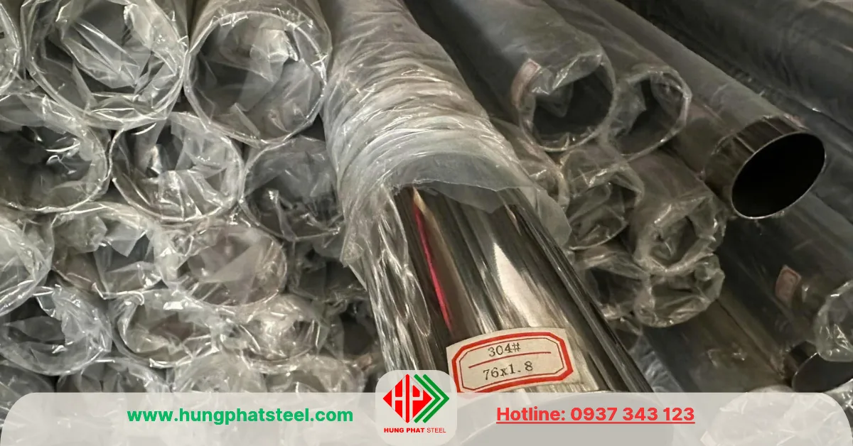 Ống INOX Trang Trí 304 201 BA HL No4