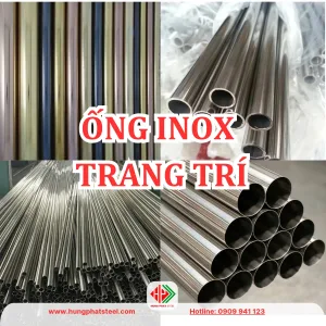 Ống INOX Trang Trí 304 201 BA HL No4