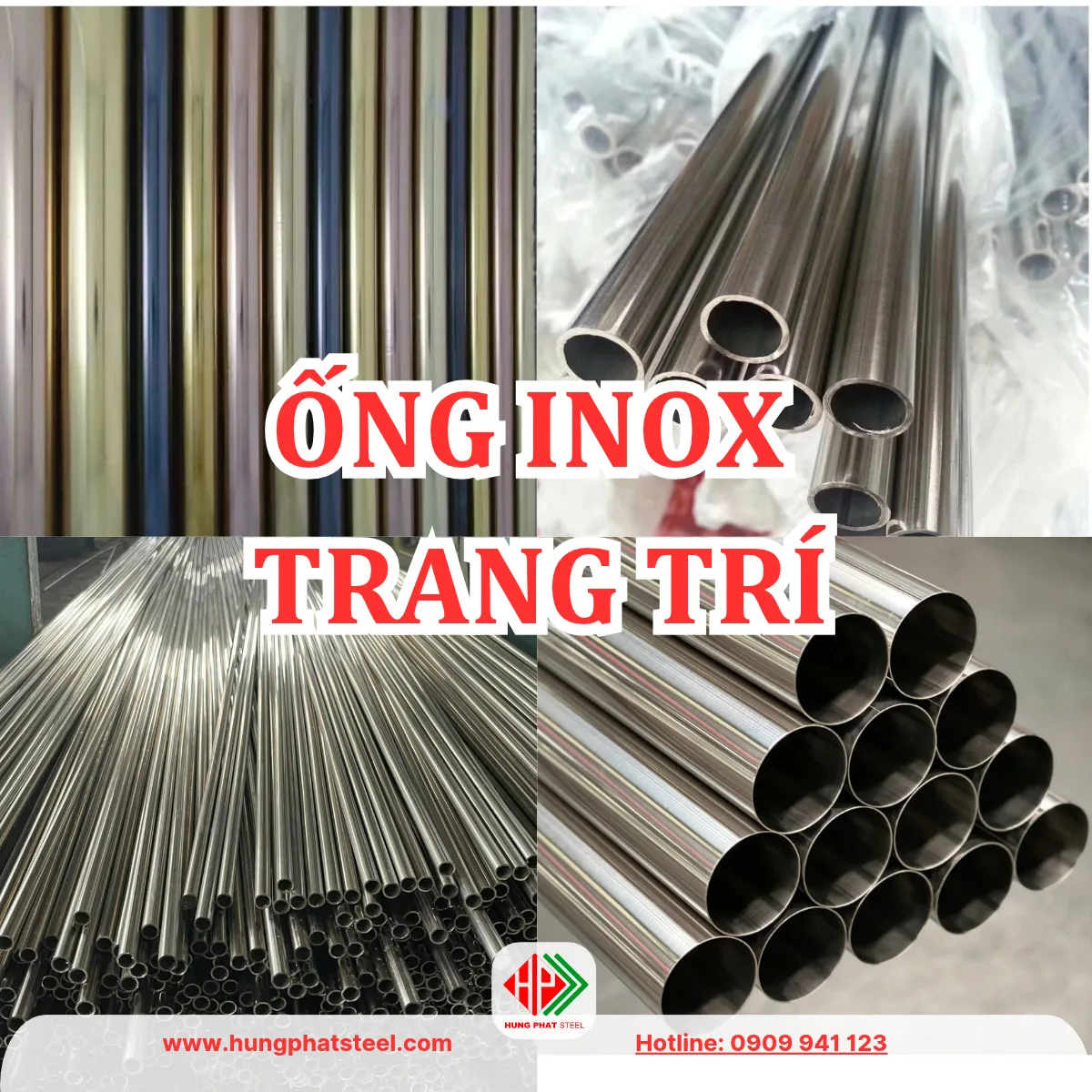 Ống INOX Trang Trí 304 201 BA HL No4