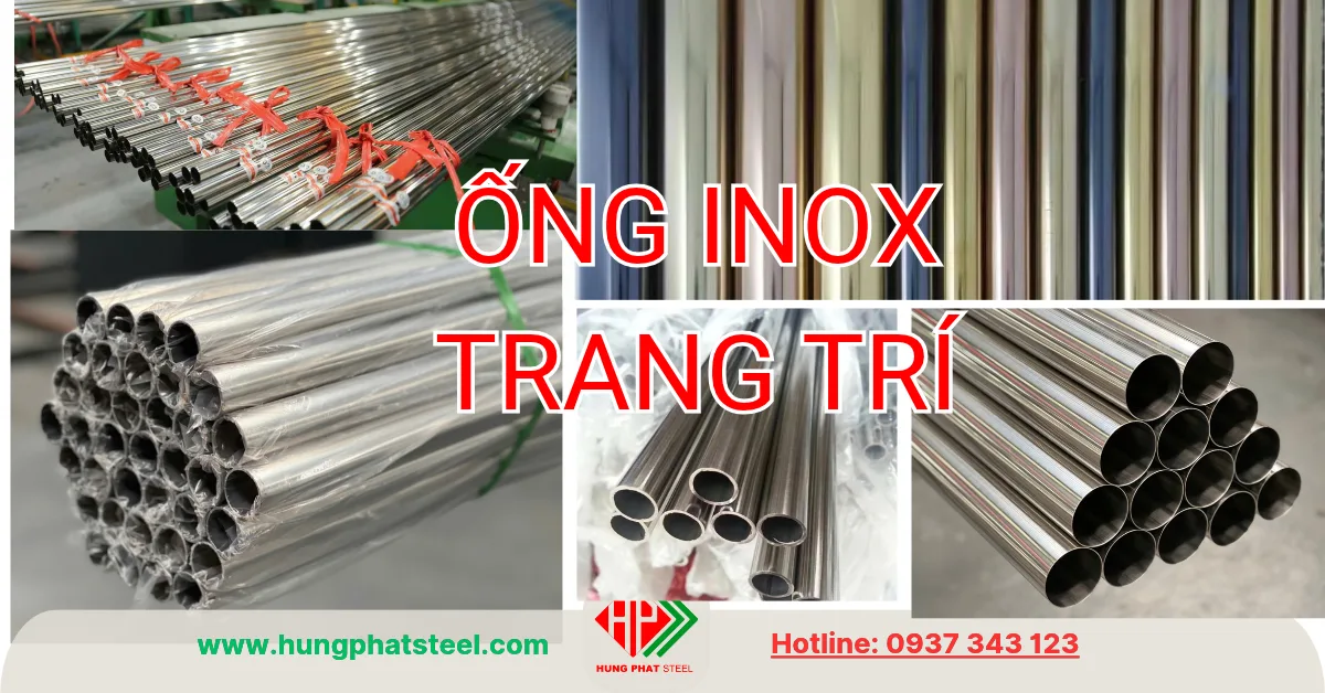Ống INOX Trang Trí 304 201 BA HL No4