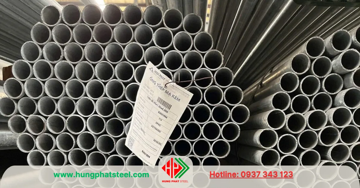 Ống Thép Mạ Kẽm D27 Hòa Phát