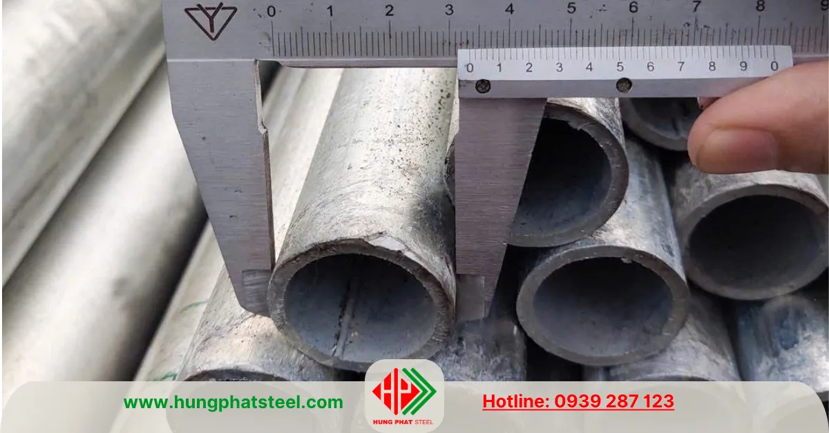 Ống Thép Mạ Kẽm D34 Hòa Phát (33.5mm)
