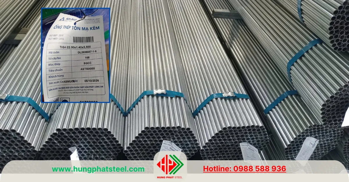 Ống Thép Phi 22 Hòa Phát