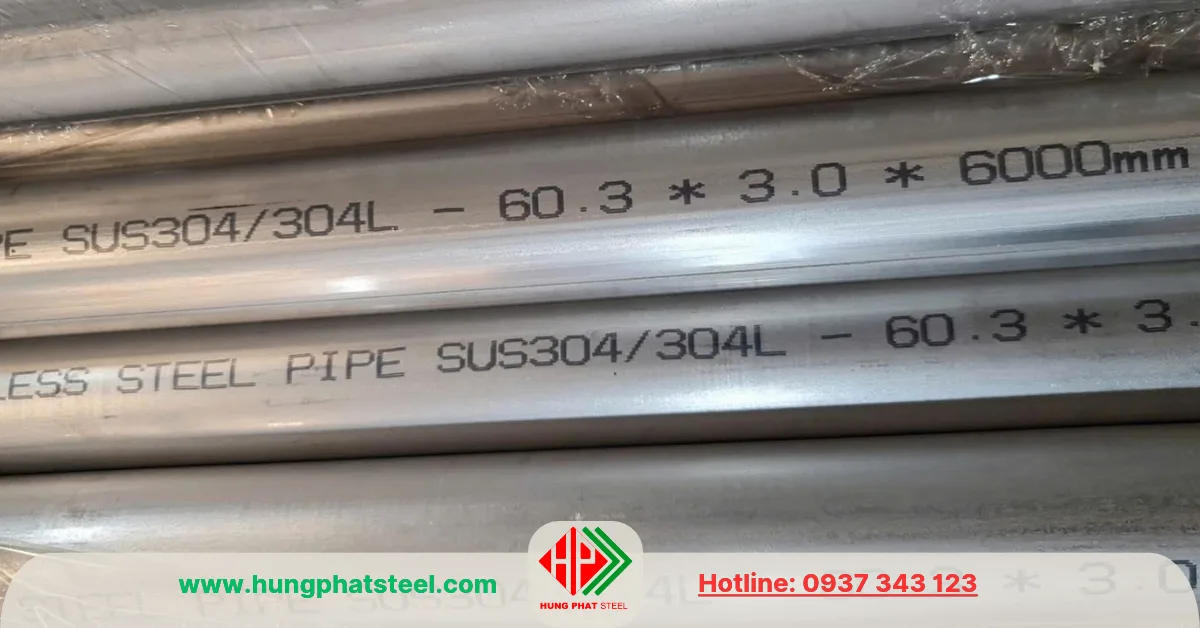 Ống inox công nghiệp 304 (SUS304)