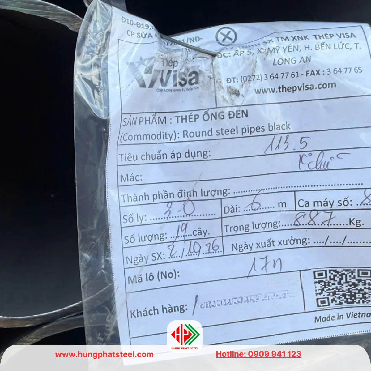 Ông thép VISA