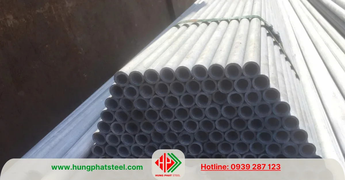 Ống thép mạ kẽm D21 Hòa Phát