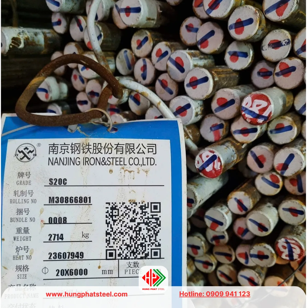 Thép Tròn Đặc S20C (Láp C20)