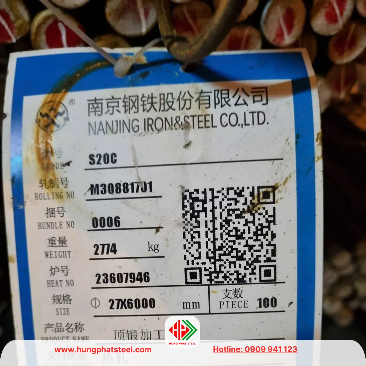 Thép Tròn Đặc S20C (Láp C20)