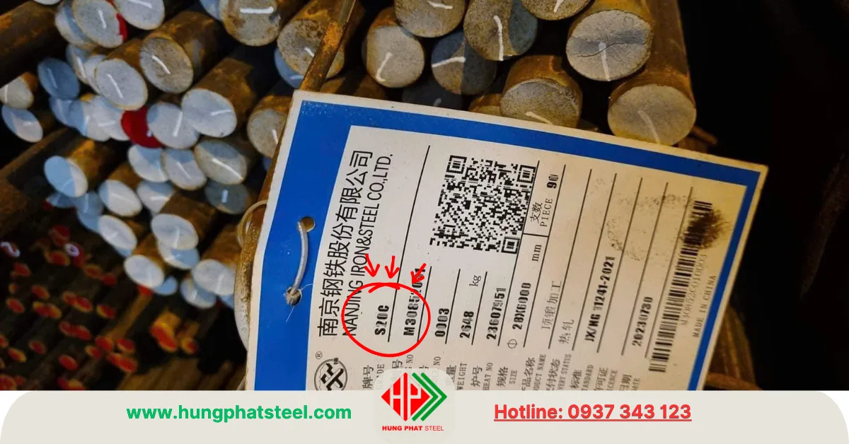 Thép Tròn Đặc S20C (Láp C20)