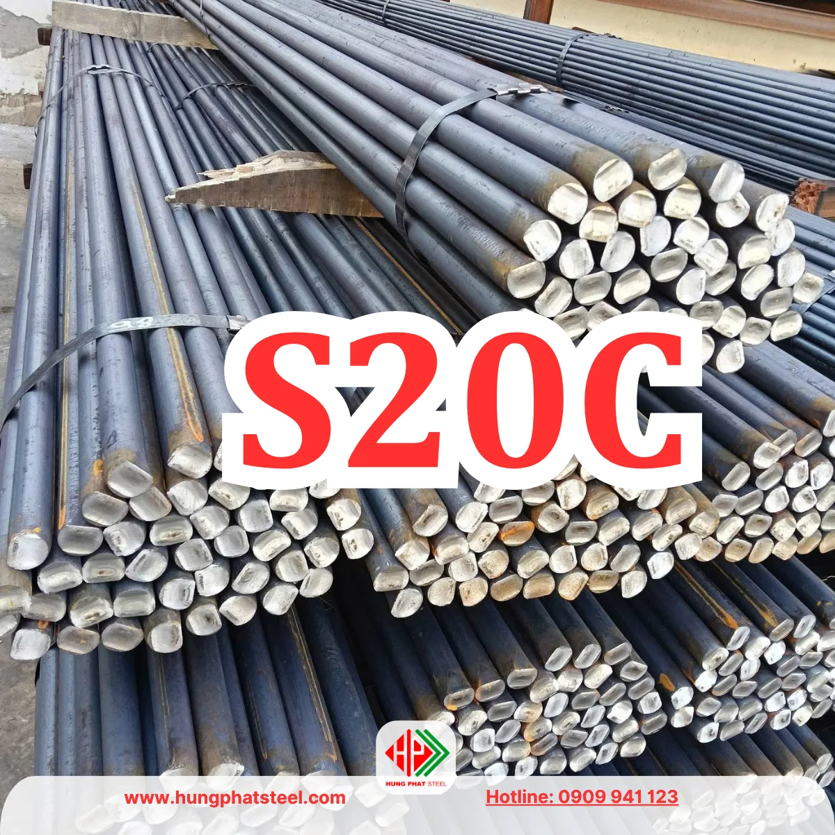 Thép Tròn Đặc S20C (Láp C20)