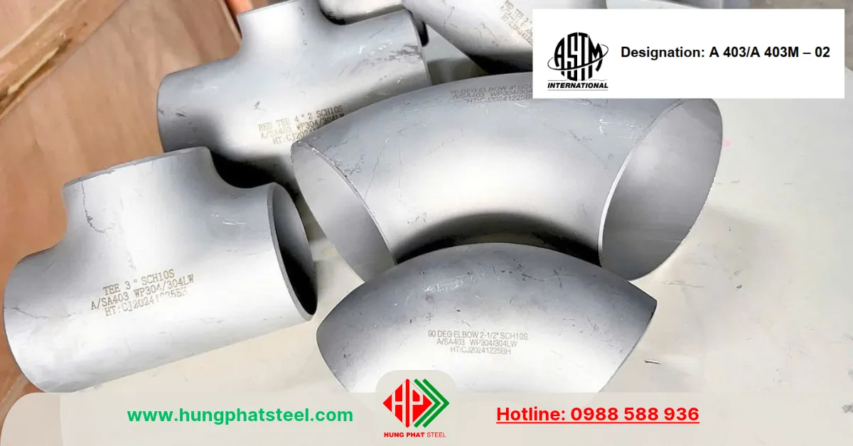 Tiêu Chuẩn Phụ Kiện INOX A403 (ASTM A403)