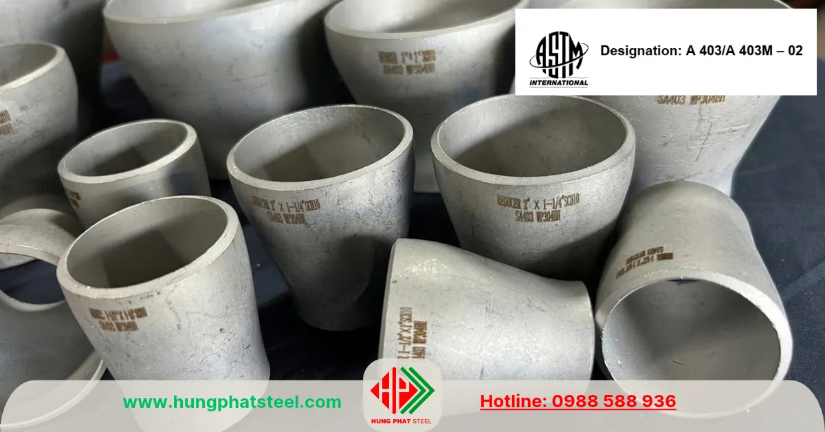 Tiêu Chuẩn Phụ Kiện INOX A403 (ASTM A403)
