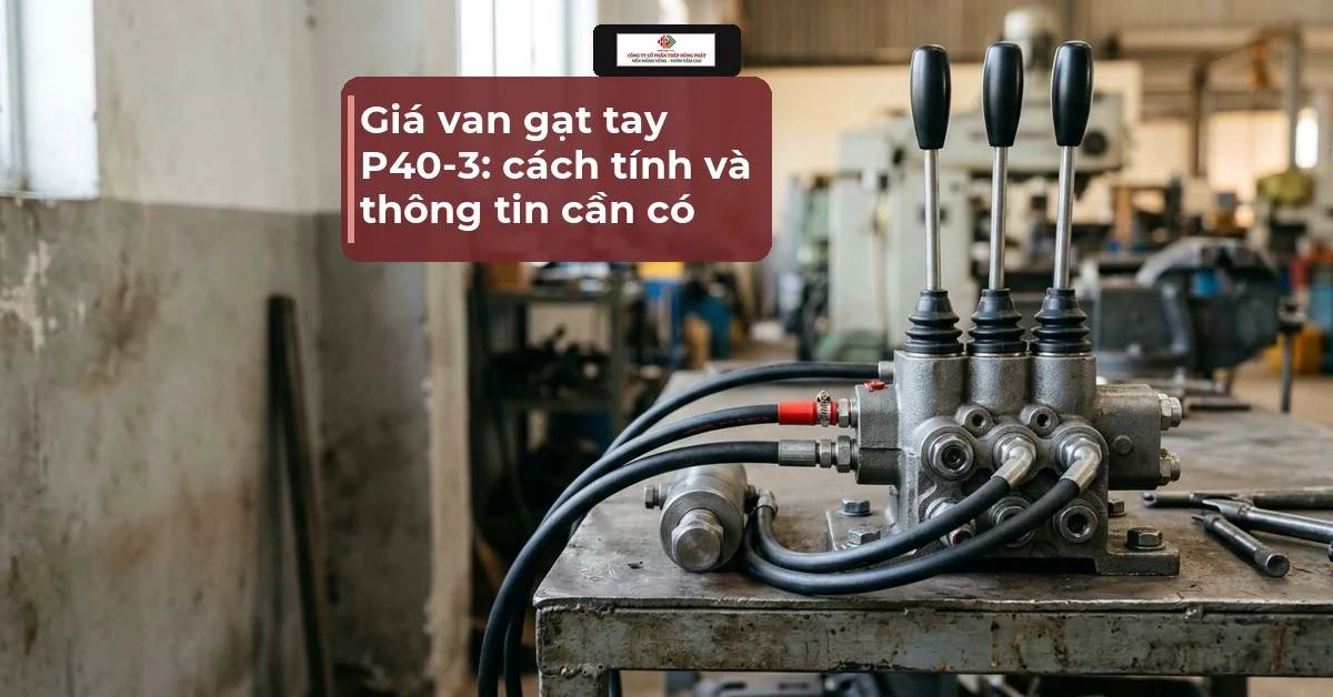 Cụm van gạt tay thủy lực ba tay gạt đặt trên bệ máy trong xưởng cơ khí, ảnh minh hoạ bối cảnh